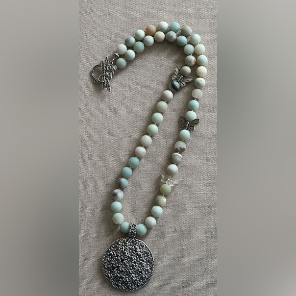 26-1/2 inch Amazonite bead necklace NWOT - Picture 12 of 13